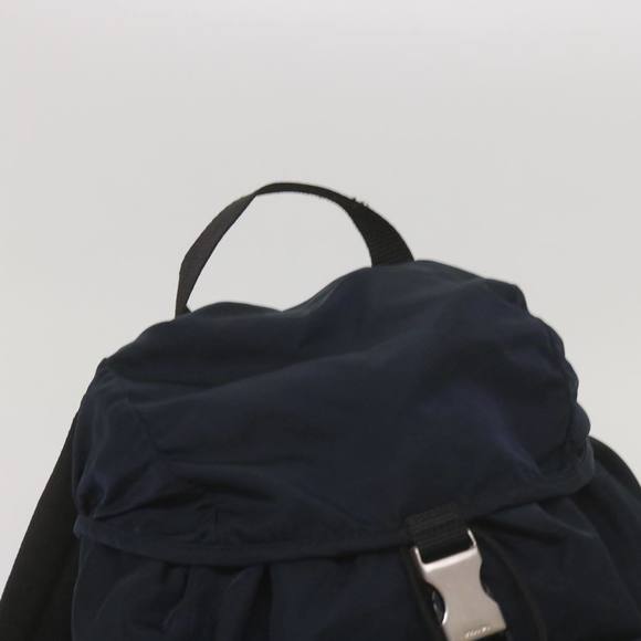 PRADA Backpack Nylon Navy Auth ki4230 - Picture 6 of 16